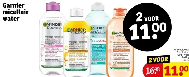 Aanbieding: Garnier Micellair Reinigingswater