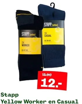 Aanbieding: Stapp Yellow Worker en Casual