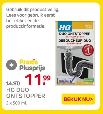 Aanbieding: Duo ontstopper