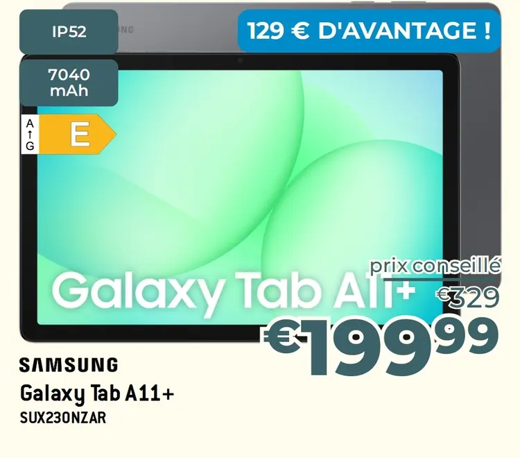 Offre: Galaxy Tab A11+