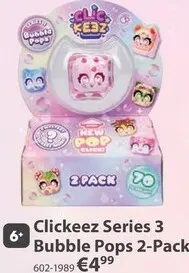 Aanbieding: Clickeez Series 3 Bubble Pops 2-Pack