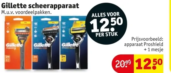 Aanbieding: Gillette scheerapparaat