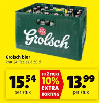 Aanbieding: Grolsch bier