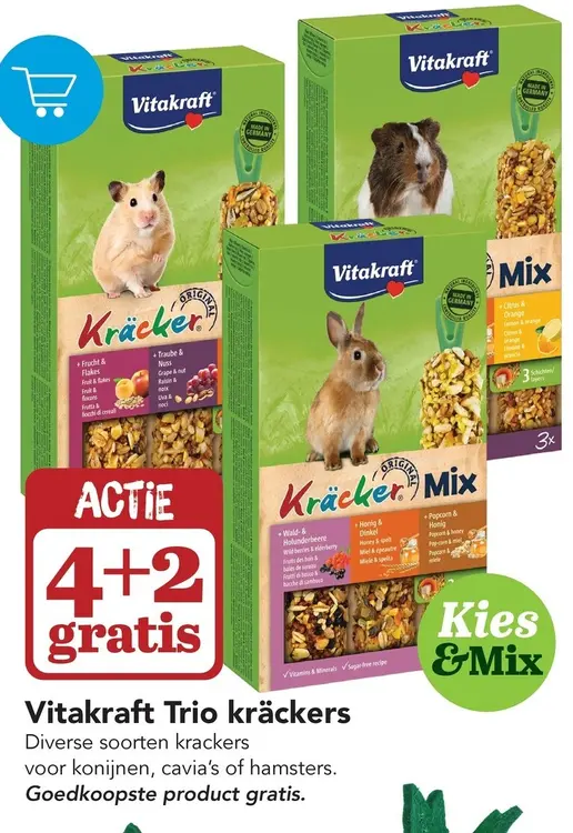 Aanbieding: Vitakraft Trio kräckers