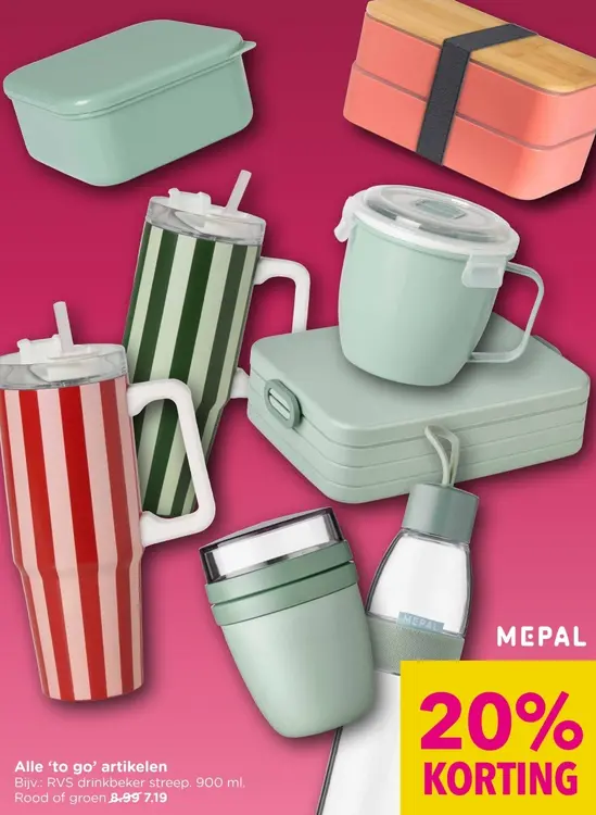Aanbieding: Alle 'to go' artikelen