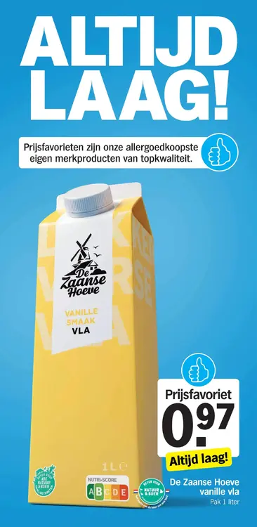 Aanbieding: De Zaanse Hoeve vanille vla