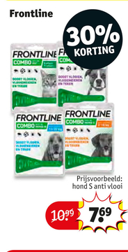 Aanbieding: Frontline hond S anti vlooi