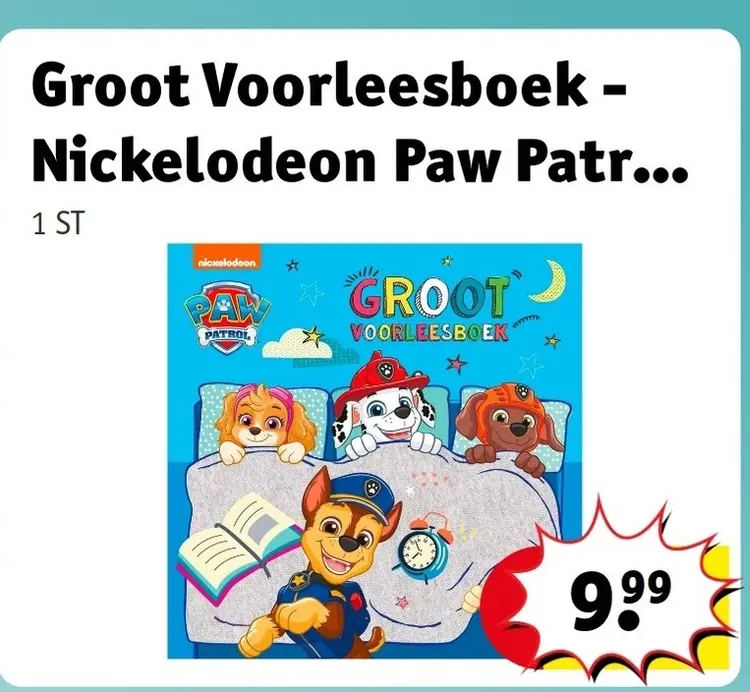 Promotie: Groot Voorleesboek