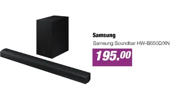 Aanbieding: Samsung Soundbar HW-B650D/XN