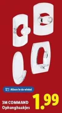 Aanbieding: 3M COMMAND Ophanghaakjes