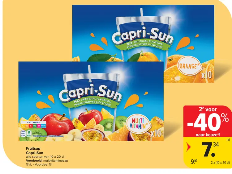 Promotie: Fruitsap
