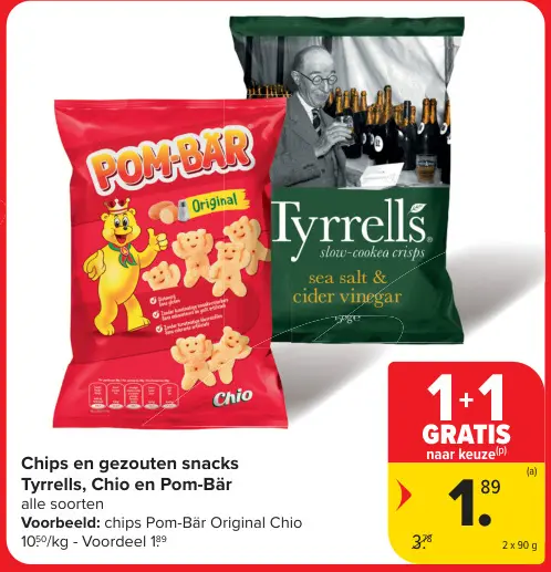 Promotie: Chips en gezouten snacks