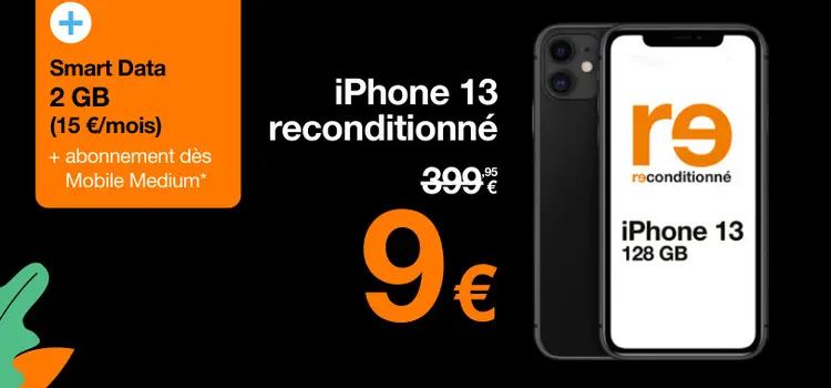 Offre: iPhone 13 reconditionné