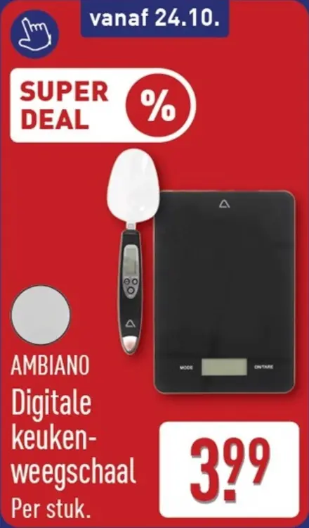 Aanbieding: Digitale keukenweegschaal