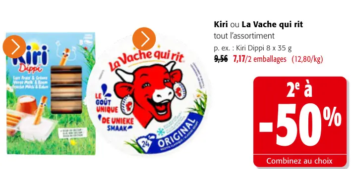 Offre: Kiri ou La Vache qui rit