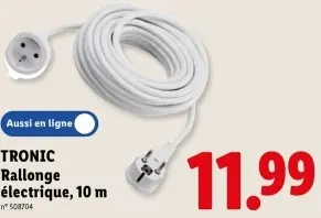 Offre: Rallonge électrique