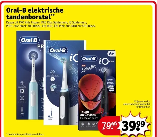 Aanbieding: Oral-B elektrische tandenborstel