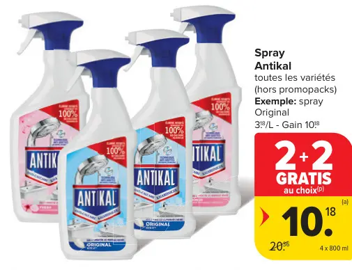 Offre: Spray Antikal