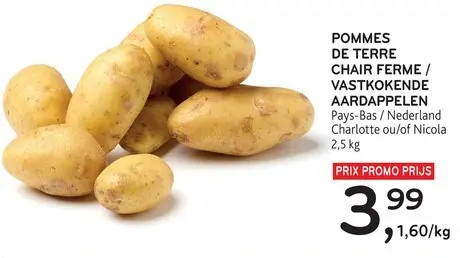 Offre: Pommes de terre chair ferme