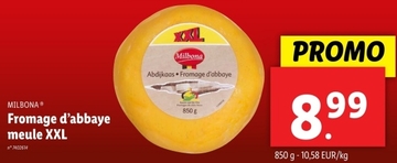 Offre: Fromage d'abbaye meule XXL