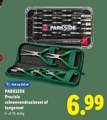 Aanbieding: Precisie schroevendraaierset of tangenset