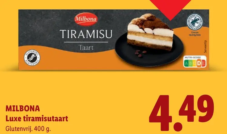 Aanbieding: Luxe tiramisutaart
