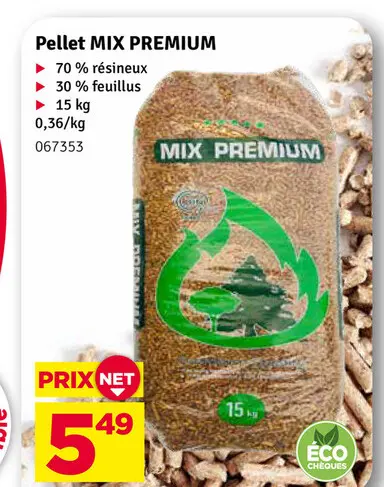 Offre: Pellet MIX PREMIUM