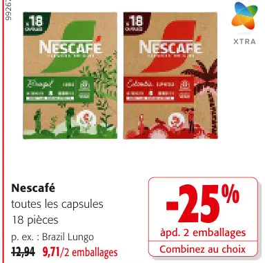 Offre: Toutes les capsules