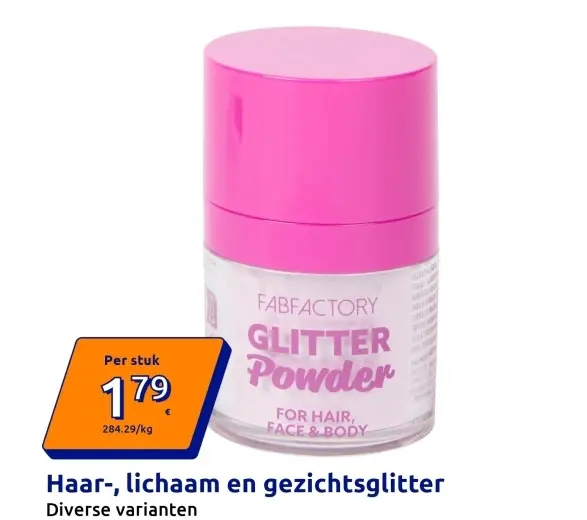 Aanbieding: Haar-, lichaam en gezichtsglitter