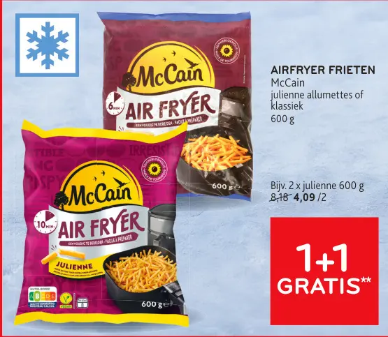 Promotie: Airfryer frieten