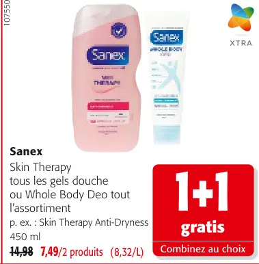 Offre: Skin Therapy tous les gels douche ou Whole Bo