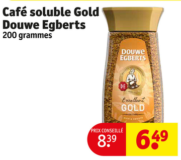 Offre: Café soluble Gold Douwe Egberts