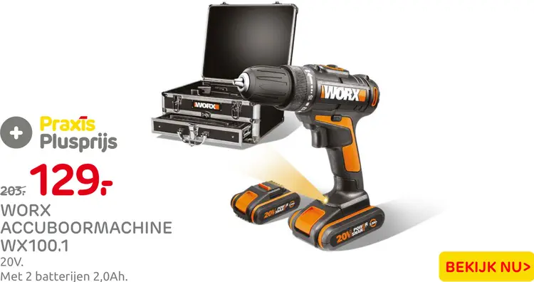 Aanbieding: Accuboormachine Wx100.1