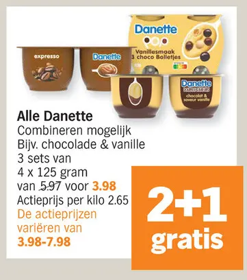 Promotie: Danette
