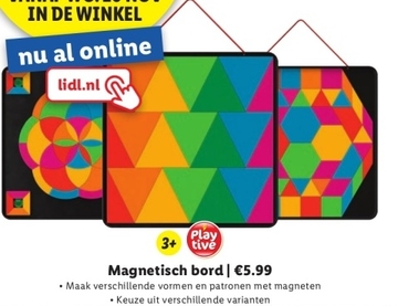 Aanbieding: Magnetisch bord