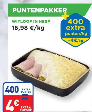 Promotie: Witloof in hesp