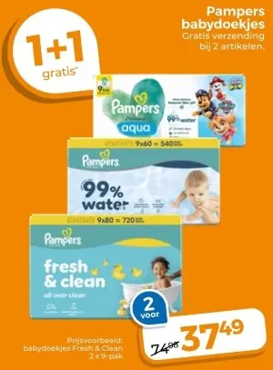 Aanbieding: Babydoekjes