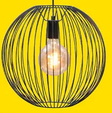 Aanbieding: Hanglamp Xavier - zwart - 150xØ40 cm