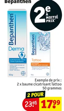 Offre: Bepanthen Derma Tattoo