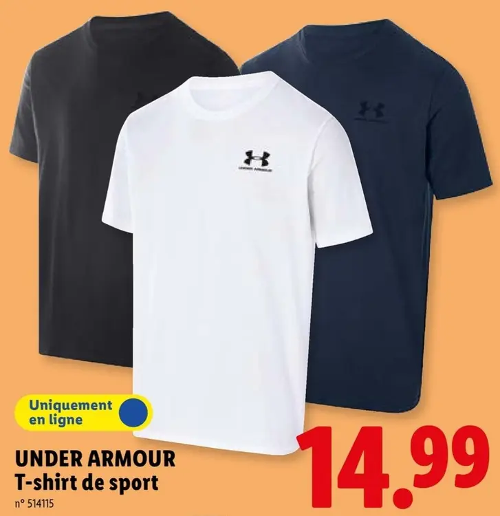 Offre: UNDER ARMOUR T-shirt de sport