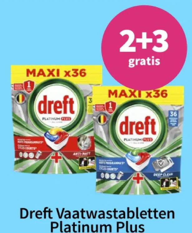 Aanbieding: Vaatwastabletten Platinum Plus