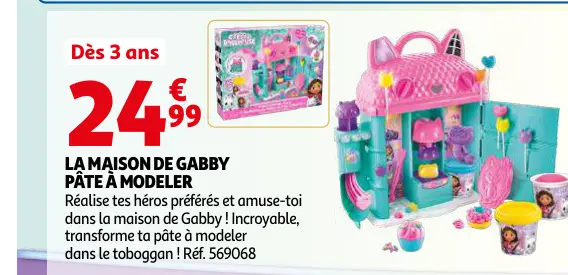 Promotie: La maison de Gabby pâte à modeler