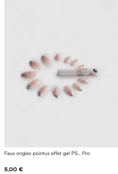 Offre: Faux ongles pointus effet gel