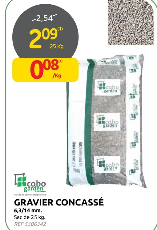 Offre: Gravier concassé