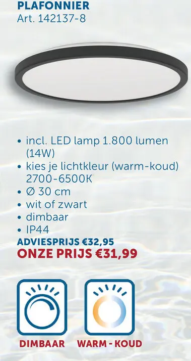 Aanbieding: Plafonnier