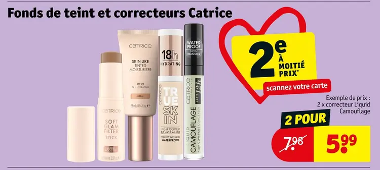 Offre: Fonds de teint et correcteurs