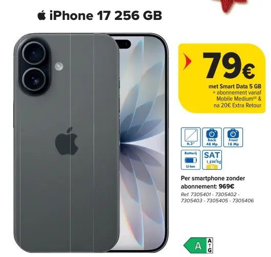 Promotie: iPhone 17 256 GB