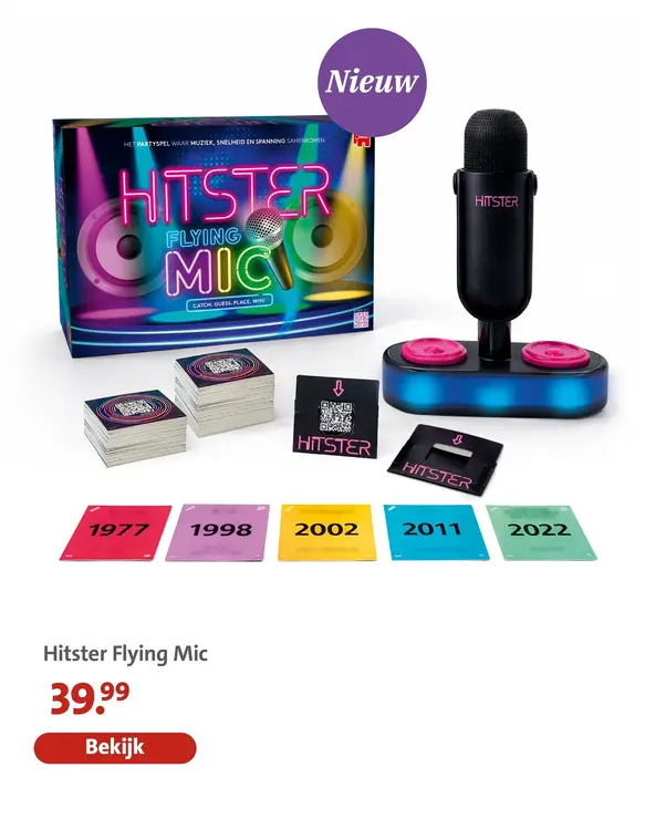 Aanbieding: Hitster Flying Mic