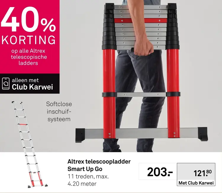 Aanbieding: Telescopische ladders