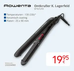 Promotie: Ontkruller K. Lagerfeld